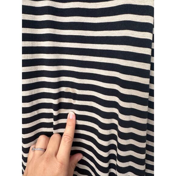 Peruvian Connection Andover Long Sleeves Scoop Neck Striped Maxi Dress Medium - Picture 4 of 8